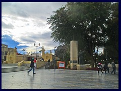 Murcia City Centre South part -  Plano de San Grancisco at Puente de los Peligros, Murcia's oldest bridge.